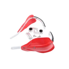 Red Motorcycle Universal 7/8" Handguards Hand Guard Protector Dirt Bike Off-road