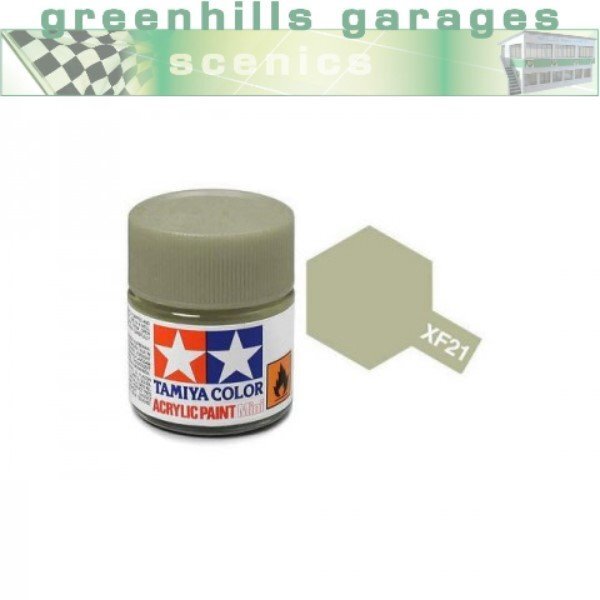 Greenhills Tamiya 10ml Bottle of Acrylic Paint - Sky XF-21 - C566