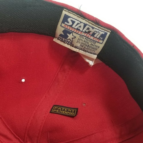 Vintage TEXAS RANGERS Hat WOOL Baseball Cap STARTER Size 1 6 5/8 - 7 1/8 - Picture 7 of 9
