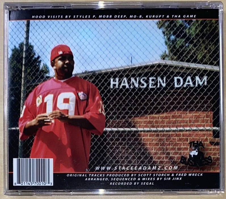 Stacee Adamz - My Backyard Volume 1 (CD, 2006) Scott Storch RARE Cali G-Funk Foto 2 de 4