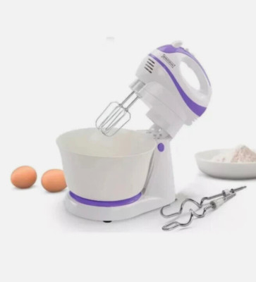 Handmixer Set mit Rührschüssel Handrührgerät Mixer 300W Royalty Line HMS-250T.3
