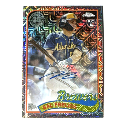 2024 Topps Series 1 SAL FRELICK Silver Pack Refractor Auto Rookie 