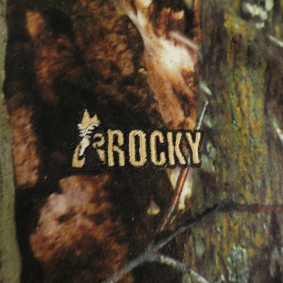 Rocky Jacket Mens Large Brown Realtree Backland Adrenaline Quilted Hunting Coat - Image 4 of 4