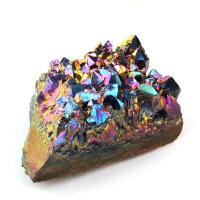 AURA - Amethyst Uruguay AA - Qualität metallisch bedampft Stufe Geode Druse 971
