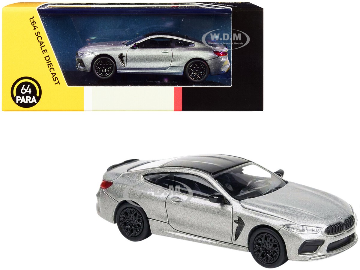 BMW M8 COUPE DONINGTON GRAY METALLIC 1/64 DIECAST MODEL CAR BY