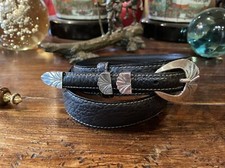 Alexander Kalifano James Reid Style Sterling Silver Belt Buckle 36-38-1.25     