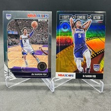 (2) 2019/20 NBA Hoops Stock De'AARON FOX 