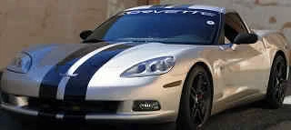 Chevy Corvette 10 дюймов гоночная полоса виниловая графическая цветная наклейка стикер 36 футов - Изображение 2 из 2