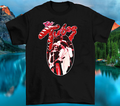 New The Tubes Band Live In Tour Cotton Black All Size T Shirt For Men BT148
