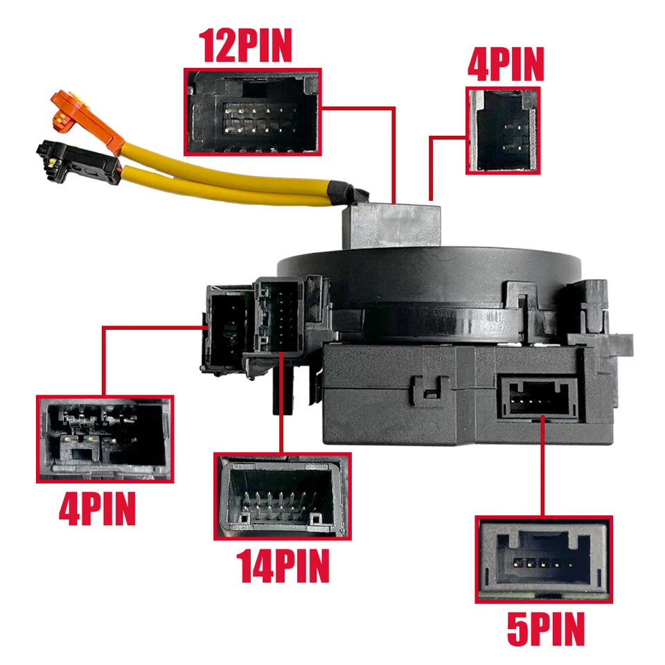 84307-0R050 Clock Spring W/Angle Sensor For NX200t NX300h NX300 Foto 2 de 4