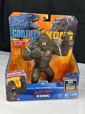 Godzilla Vs Kong Movie Battle Roar King Kong Spielzeug mit Monster Sounds Figur *NEU