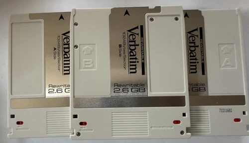 Verbatim 91204 2.6GB RW Media 1024 B/S Used Media 10 pieecs