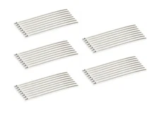 DEI 010201 Stainless Steel Locking Ties 8" (40 Pack) For Up To 2" Diameter Pipe