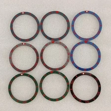 SUB Digital Red Flat Ceramic Case Outer Bezel Outer Diameter 38MM Inner 31.5MM