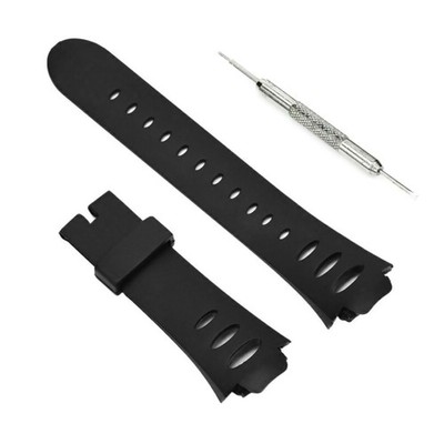 New Black Rubber Replacement Watch Band Strap Buckle For SUUNTO OBSERVER SR
