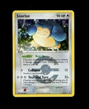 2004 Pokemon FIRERED & LEAFGREEN SNORLAX REVERSE HOLO 15/112 RARE! MP SEE on eBay