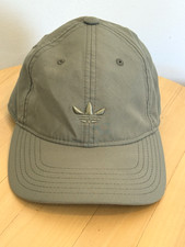 Adidas Originals Trefoil Dad Hat Olive Green Casual Strapback Outdoor Cap NWOT