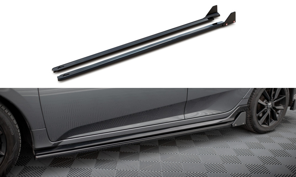 Bas de caisse Honda Civic 10 Sport Maxton tuning pour rassemblements