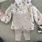 Juicy Couture 2 Piece Pink & Black Animal Print Hooded Jacket & Pants Set 12M — photo 2