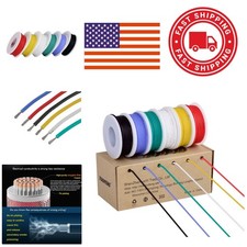 18 AWG Silicone Stranded Wire Kit Multi Color 13.2ft Each Flexible Tinned Copper