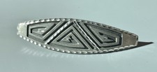 Vintage Fancy Aztec Native American Style Metal Hair Barrette
