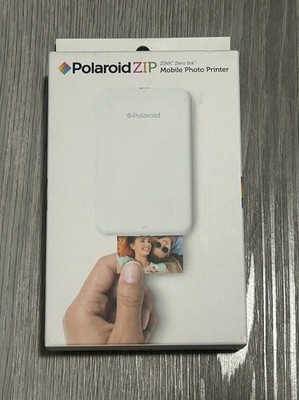 NEW Polaroid ZIP Mobile Photo Printer White Bluetooth ZINK Instant IOS, Android