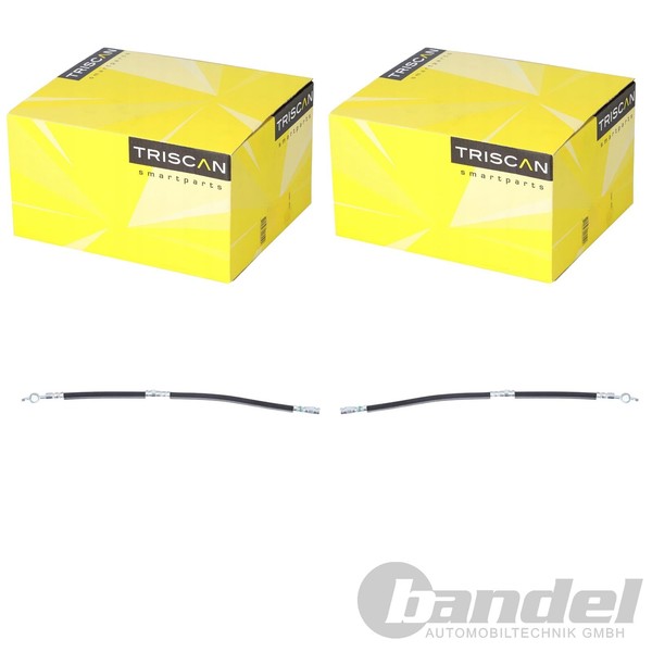 2X Triscan Bremsschlauch Vorne Passend FüR Mazda 323 626 MX-3 MX-5 MX-6-image