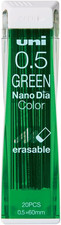 Uni Mechanical Pencil Lead Nanodia Color Green 0.5Mm 20Leads