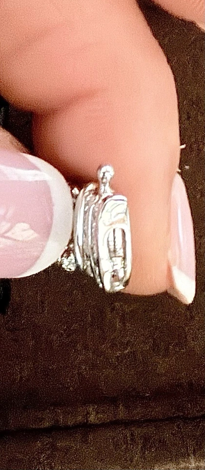 Ross Simons 1,15 ct.TW. Pulseira de tênis barra de diamante 200 em prata esterlina - Imagem 3 de 4