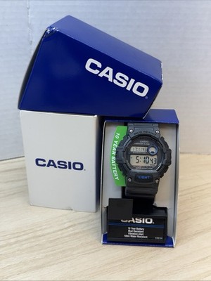 Casio TRT-110H-8AVCF 3463 Mud Resist Digital Watch Box Papers Excellent