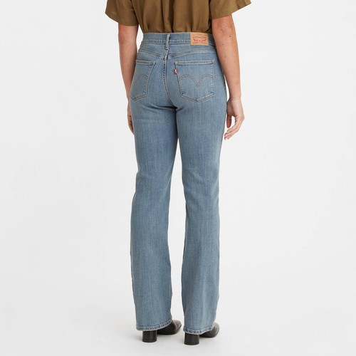Levis Women's 16W Slate Medium Wash Denim Classic Bootcut Jeans Mid Rise OS34-23 - Picture 5 of 11