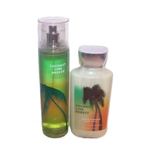 Coconut Lime Breeze Fragrance Mist & Lotion Bath & Body Works 2 Piece Set