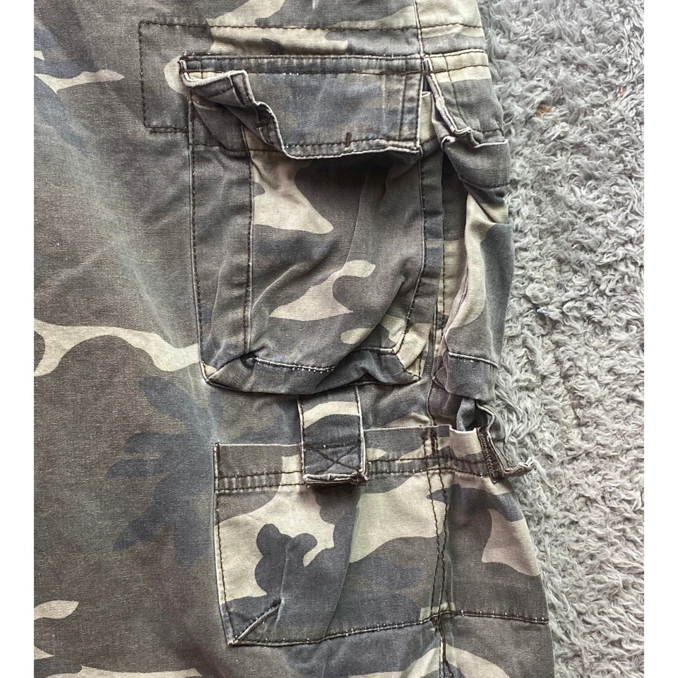 Pantalones cortos Lee peto para hombre 38 camuflaje utilitario carga grunge Gorpcore ropa de calle Foto 3 de 4