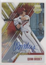 2017 Panini Elite Extra Edition Status Tie-Dye Die-Cut 2/5 Quinn Brodey Auto 0f8