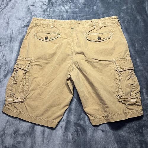 Y2K American Eagle Outfitters Cargo Shorts Herren 40 Classic Ripstop braun länger - Bild 9 von 10