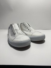 Hurley Chloe Women's Size 7.5 M Slip-On Canvas Shoes Fashion Sneaker White