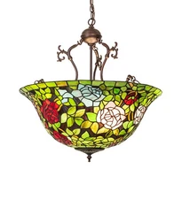 Meyda Tiffany 263401 3 Light 24"W Pendant - MultiColor