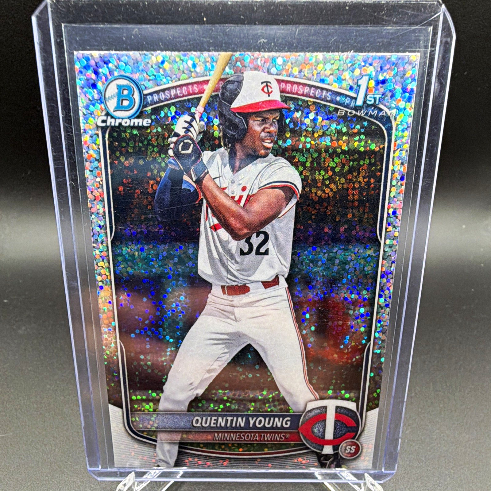 Bowman Draft Chrome 2025 Quentin Young Bowman 1st Speckle #BDC-92