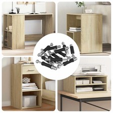 WALPLUS Cam Lock Screws 5000 pcs Zinc Plated Steel Furniture Fixing Kit