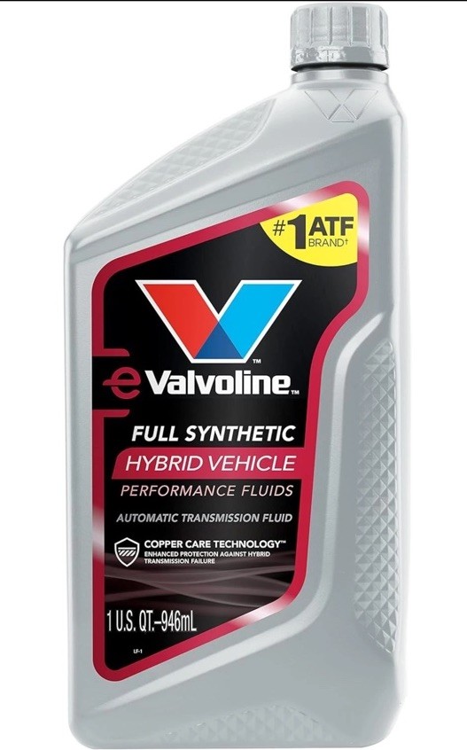 Valvoline Hybrid Automatic Fluid Full Synthetic ATF  Case of 6 x 1 Quart 