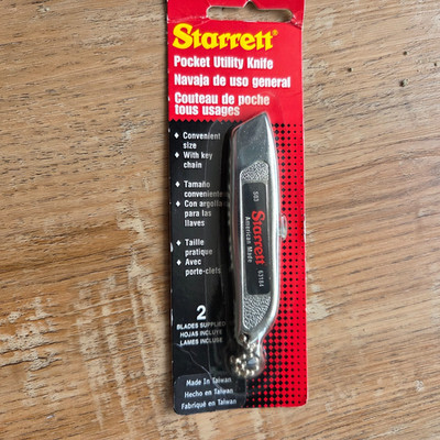 Starrett S03 Pocket Utility Knife Mini Allzweckmesser OVP Vintage - Selten