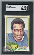 Walter Payton 1976 Topps Rookie Card #148 SGC 6.5 EX-NM+. rookie card picture