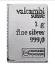 Valcambi Suisse 1 Gram Silver Bar