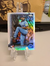 2025 Topps Chrome Update - Seranthony Dominguez #USC100 - Logofractor Blue Jays