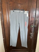 NWT Dockers Mens Easy Khaki Slim Fit Khaki Pants Gray Stretch 36 x 32 36x31 