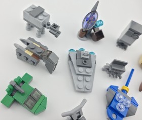 LEGO 2012 Star Wars Advent Calendar 9509 Lot of 14 Mini Ships & Micro Builds!!