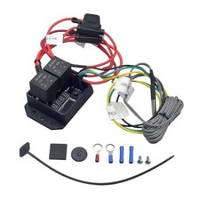 Digital Radiator Fan Controller Switch 12V/24V Kit with Adjustable Temperature