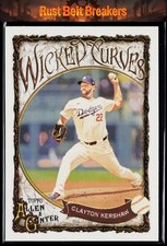 2025 Topps Allen & Ginter Clayton Kershaw #WC-7 Wicked Curves LA Dodgers