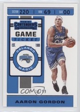 2019-20 Panini Contenders Game Ticket Blue 16/99 Aaron Gordon #2 0g13