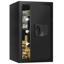 3.3 Cuft Large Safes for Home Use Fire and Water Proof, Fireproof Safe Box wi...